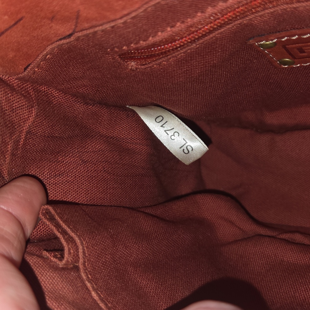 Fossil Brown Leather Crossbody Bag GUC - Picture 11 of 12